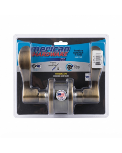 LLAVIN MANIJA AMERICAN CURVA SIN LLAVE BRONCE ANTIGUO PF-1860BK-AB