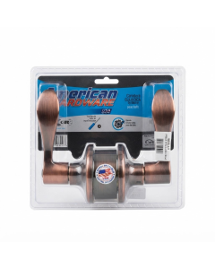 LLAVIN MANIJA AMERICAN CURVA SIN LLAVE COBRE ANTIGUO PF-1860BK-AC