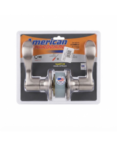 LLAVIN MANIJA AMERICAN CURVA CON LLAVE NIQUEL SATINADO PF-1860ET-SN