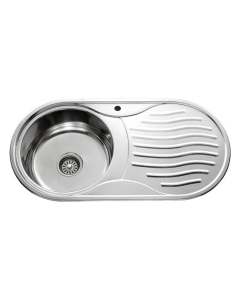 FREGADERO. FRINOX EMPOTRAR 86 X 44 FRD-8644L 1B TANQUE IZQUIERDO