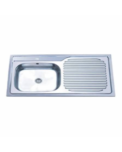FREGADERO. QUALITA 80 X 50 2T SOBRE ACERO 201 LW8050-2/736 #3128006
