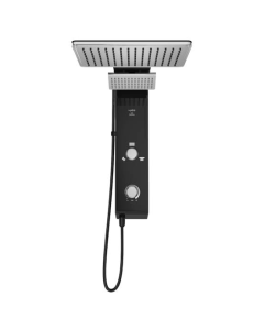 DUCHA HYDRA FALLS 5500W 127V PM ELECTRICO NEGRA 060