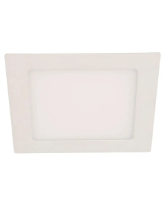 LAMPARA EMPOTRAR. LUZ CALIDA LUX CUAD LED 18W 120V 4000K 270LM C92008-1