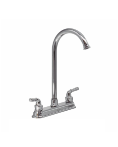 CACHERA FREGADERO MIBER 8" CROMADA CUELLO GANSO #GF-AQ300