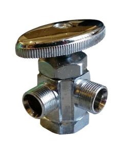 LLAVE CONTROL DOBLE MIBER VP-D121212 1/2X1/2X1/2 #04270169