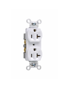 TOMA DOBLE BLANCO  20A 125V CR20W-GF P & S