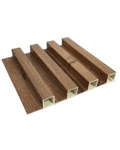 TABLILLA DECORATIVA WPC 3 CANALES ROBLE 2.3 X 16 X 290CM 0.464M2 #02163219400