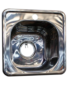 FREGADERO. QUALITA (PILETA) 38 X 38 EMPOTRAR #3128002 LW3838