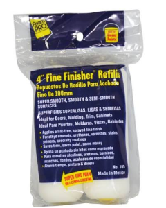 FOAMPRO REPUESTO FELPA RESISTENTE SOLVENTES 4" PAQ 2 UND ·0003256