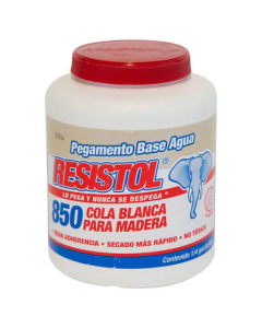 PEGAMENTO RESISTOL 850 COLA BLANCA 1/4  #10422