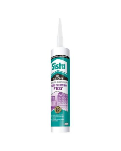 SILICON TRANSPARENTE VIDRIO ALUMINIO SISTA 300ML F107