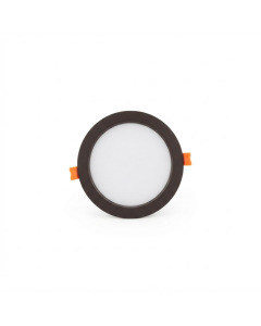LAMPARA EMPOTRAR LED 3CCT CAFE OSCURO 6" 12W RPL12-3CCT-ORB