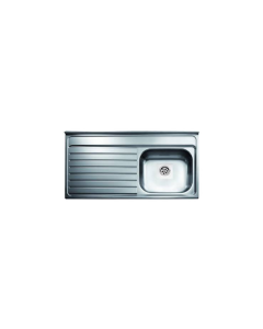 FREGADERO. TEKA ECON 100 X 50 SATINADO SOBREP 1T 1ESC IZQ #3003273