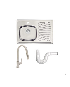 TRAMONTINA SET FREGADERO CONESCU DEREC EMPOT CONDESAG 1 ORIF+GRIFE+SIFON #0016586