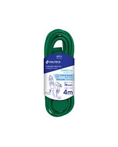 EXTENSION ELECTRICA 4 MTS VERDE ED-4V #48014 VOLTECK