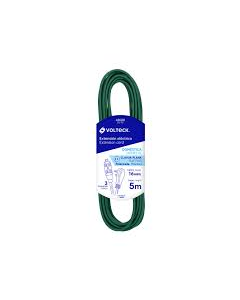 EXTENSION ELECTRICA 5 MTS VERDE ED-5V #48020 VOLTECK