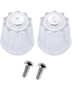 CHAPA Y TORNILLO ACRILICA P/ LLAVE PRICE PRICE PFISTER GRIF 941-3200 Y 971-860A