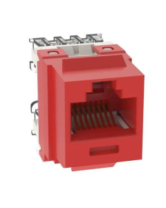 JACK MODULAR CAT6 RJ45 ROJO NKJ-6503