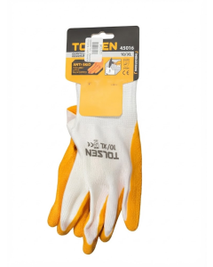 GUANTE LATEX RUGOSO NARANJA / AZUL 10XL #45016-#1310