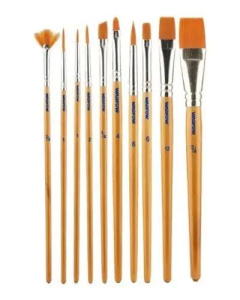 JUEGO PINCELES OLEO WADFOW 10PCS #WXA1K10