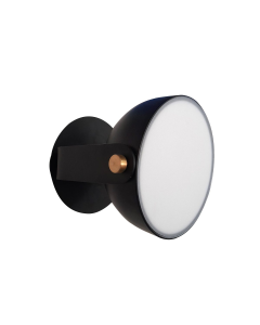 LAMPARA APLIQUE LED NEGRO 6W 3K 205 LM 100/240V #LI-4545BK