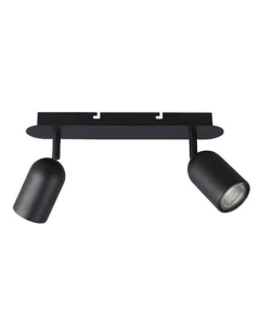 LAMPARA REFLECTOR DOBLE LED 2*GU10 LI-3039-2BK