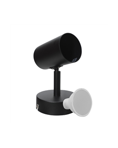 LAMPARA REFLECTOR SENCILLO LED 1-GU10 NEGRO L13071BK #3071