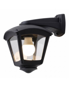 LAMPARA FAROL PARED NARDO/ROBY BK 1*27 #15960