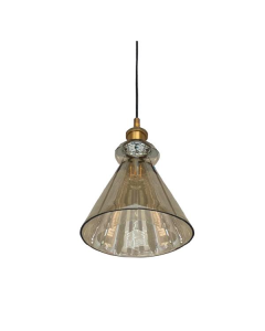 LAMPARA TECHO 1 E27 MATT ANT B COGNAC #LI-4919AB