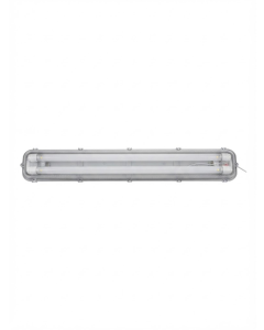 LAMPARA FLUOR 2 X 18W LED HERMETICA LUZ DIA DF-H2X36