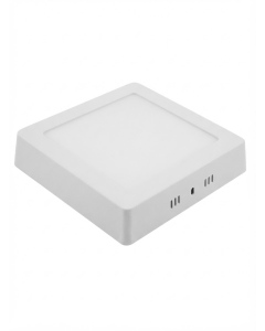 LAMPARA LED PARCHE LUZ DIA CUAD BLANCO 12W 120V 6000K GL #20798-1H