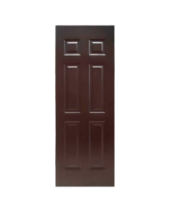 PUERTA MELAMINA 6 TABLEROS 2.10 X 80 CMS