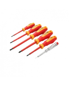 JUEGO DESTORNILLADOR AISLADOR 6 PZS 38013