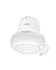 DUCHA FAME 4 TEMPERATURAS BLANCA CONMANGUERA 220V 6000W #7807
