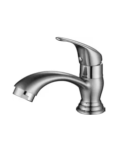 LLAVE LAVATORIO. KENNETH #108962 SATIN MONOCOMANDO  896-B
