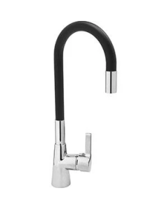 LLAVE BAR AS FLEXIBLE CON ASPERSOR DOBLE FUNC. #8817A-SS304-BK NEGRA AMERICA SANITARY