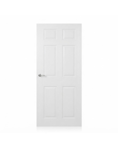 PUERTA MELAMINA 6 TABLEROS 2.10X 90 CM