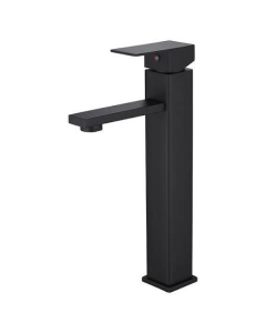 LLAVE LAVATORIO CUELLO ALTO RECTA NEGRO FM-KD02-BK AMERICAN SANITARY