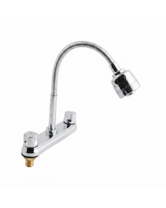 CACHERA FREGADERO. AS CUELLO FLEXIBLE. CONASPERSOR DOBLE #VM8010C AMERICA SANITARY