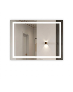 ESPEJO LED RECT CON 3 TONOS DE LUZ   80*60CM 
