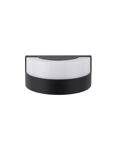 LAMPARA APLIQUE DE PARED LED P/ EXTERIOR IP54 5W 220LM 110-240V CCT 3K/6K BK NOIR21-CCT