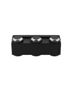 LAMPARA APLIQUE DE PARED LED P/ EXTERIOR IP54 6W 200LM 110-240V CCT 3K/6K BK NOIR23-CCT