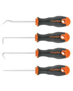 JUEGO GANCHOS MULTIUSO SET 4 PIEZAS TRUPER #14210