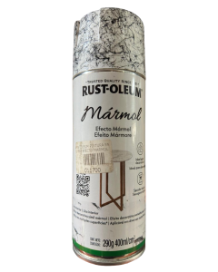 SPRAY RUST OLEUM PINT EFECTO MARMOL BLANCO 290G 387442 *0016111