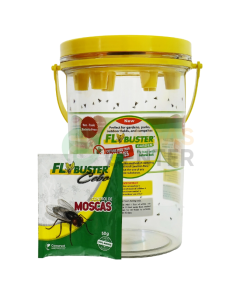 TRAMPA ATRAPAMOSCAS FLYBUSTER CEBO+TRAMPA 50G