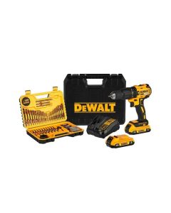 TALADRO DEWALT INALAMBRICO 20V DCD7781S2A-B3 + JUEGO 100 PIEZAS