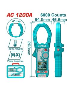 TESTER MULTIMETRO DIGITAL TOTAL T/GANCHO TMT4100041