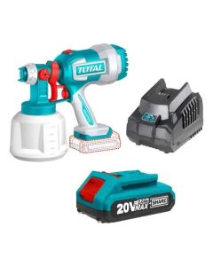 PISTOLA PINTAR ALTA TOTAL 20V 1/BAT CON FRACO PLASTICO  UTSGLI20042
