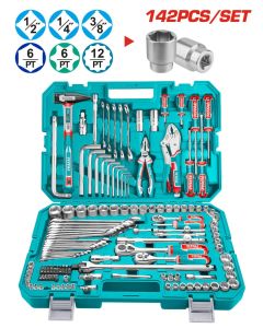 JUEGO HERRAMIENTAS TOTAL 142 PCS THKTHP21426