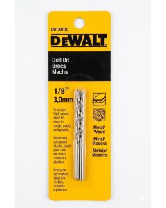 BROCA METAL HSS 1/8 (2XEMP) DEWALT DW130018C